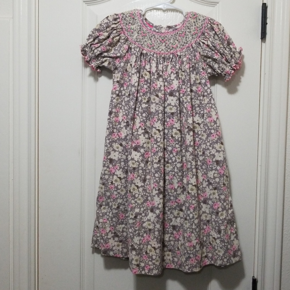 Claire & Charlie boutique corduroy smocked dress